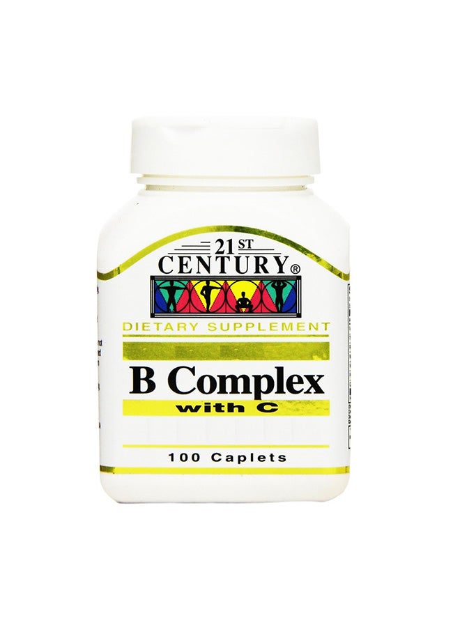 21st Century (B Complex) Plus Vitamin C, 100 Tablets - Image 1